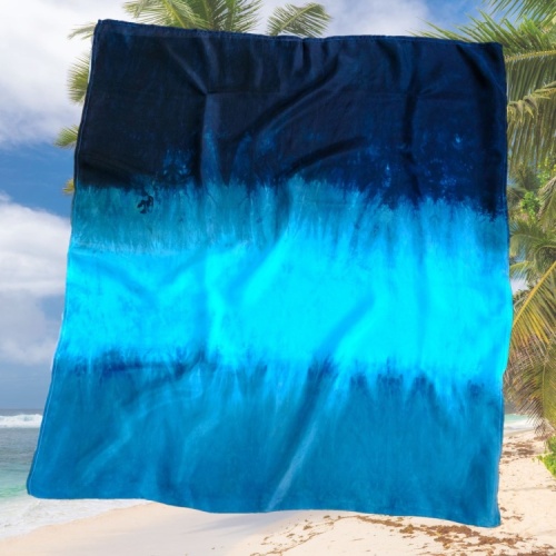 JagBag Large Silk Beach Wrap - Midnight